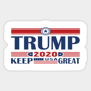 Trump 2020 keep america great again Sticker